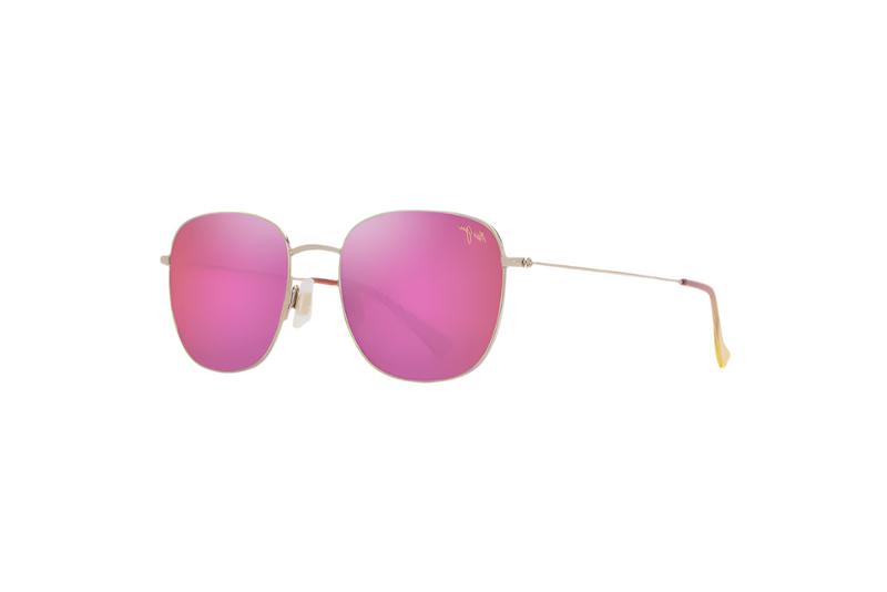 Maui Jim - ‘Ōlali Asian Fit (Shiny Light Gold with Violet & Pink |  MAUI Sunrise)