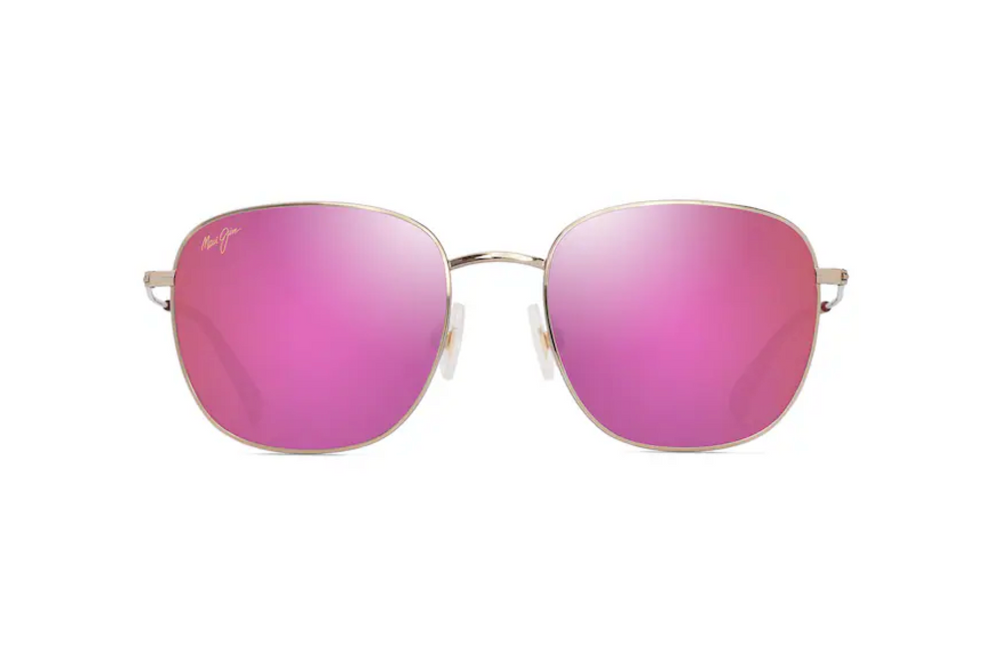 Maui Jim - 'Ōlali Asian Fit (Shiny Light Gold with Violet & Pink