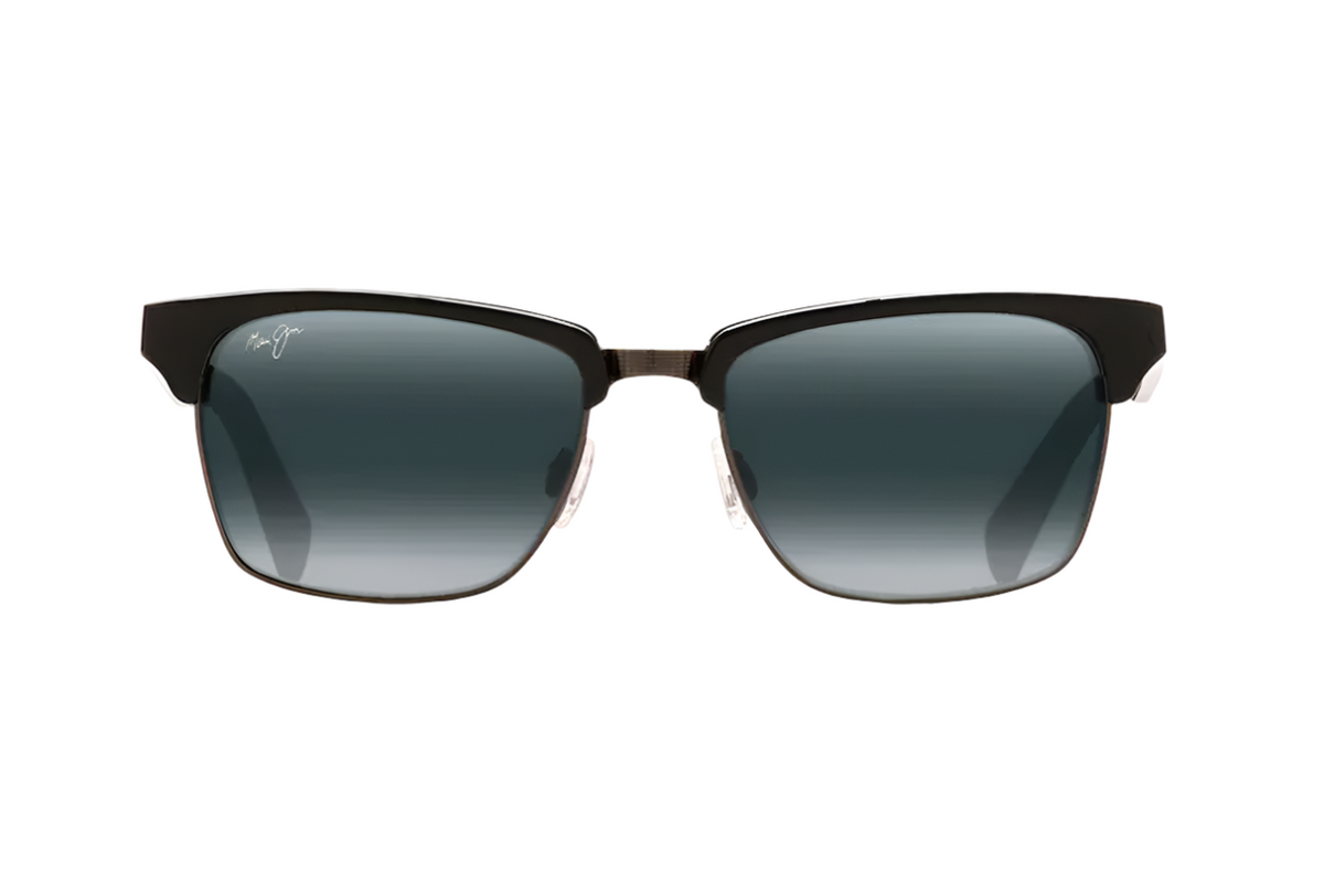 MIKI●503my37● Maui Jim - Kawika (Black Gloss/Antique Pewter | Neutral Grey