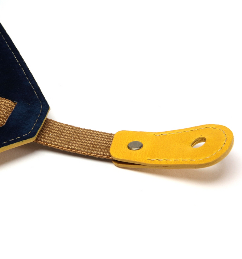 Diffuser Tokyo - Oil Leather Roll Case - Yellow & Navy