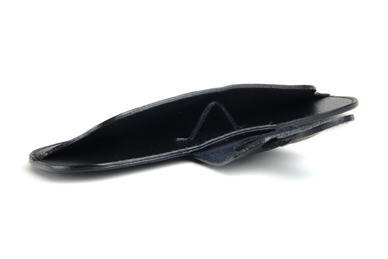 Diffuser Tokyo - Oil Leather Smart Eyewear Case - Black & Black