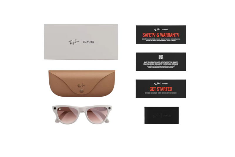 Ray-Ban - Meta Skyler (Shiny Chalky Gray | Clear/Sapphire Transitions®)