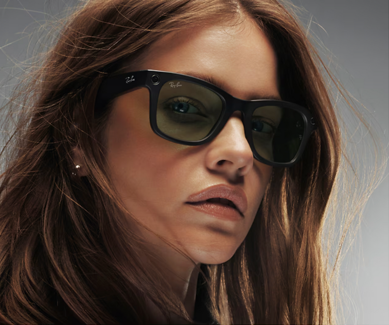 Ray-Ban - Meta Wayfarer (Matte Black | Clear/Graphite Green Transitions®)