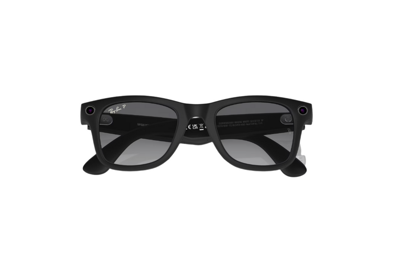 Ray-Ban - Meta Wayfarer (Matte Black | Graphite Gradient Polarized)