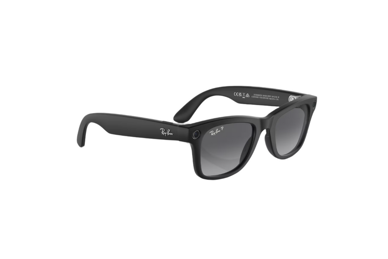 Ray-Ban - Meta Wayfarer (Matte Black | Graphite Gradient Polarized)