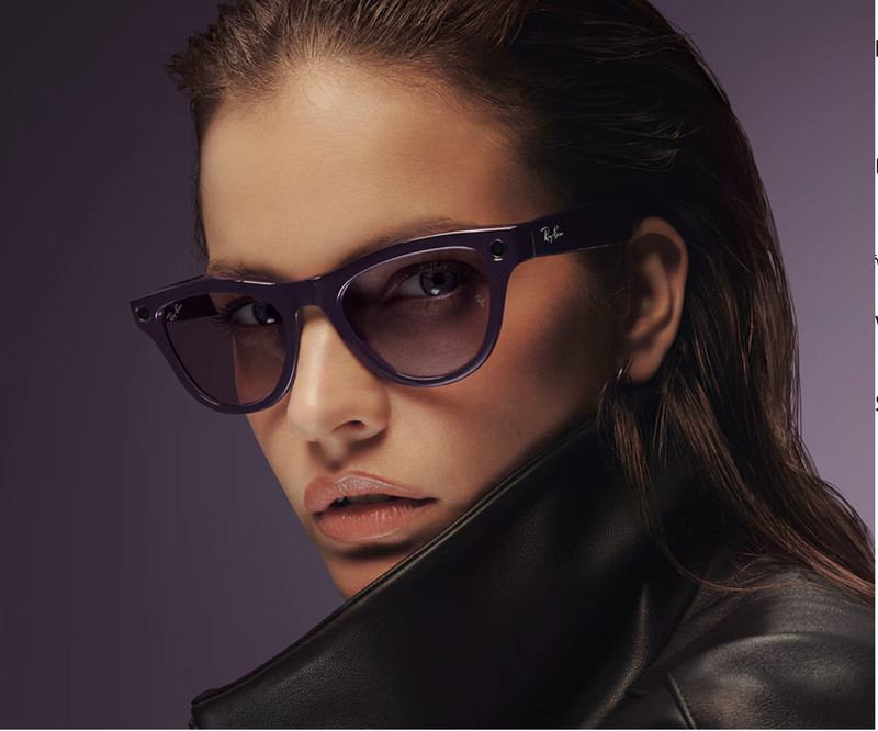 Ray-Ban - Meta Skyler Gen 2 (Shiny Black | Clear/Graphite Green Ray-Ban - Meta Skyler Gen 2 (Shiny Black | Clear/Graphite Green
