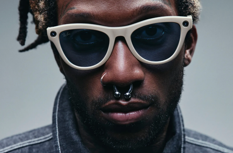 Ray-Ban - Meta Skyler Gen 2 (Shiny Chalky Grey | Clear/Sapphire Transitions®)