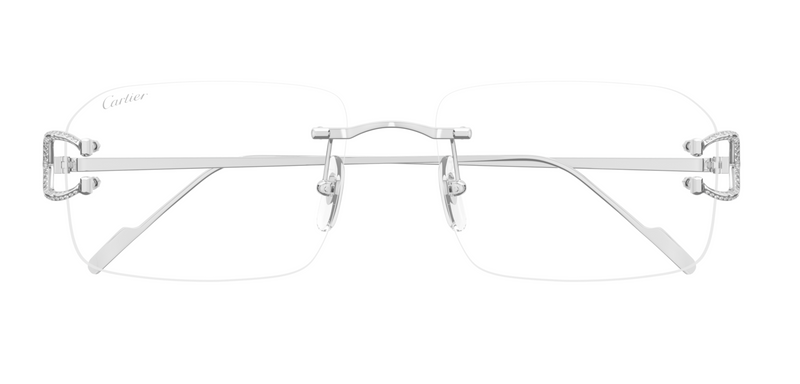 Cartier C Décor 18k White Solid Gold CT0489S (001) – Good See