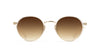 Maybach Eyewear - The Boulevard I (18k Champagne Gold | White Burr/Ebony | Light Bronze Gradient)