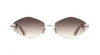 Maybach Eyewear - The Idol I (Palladium Plated | Aruba Blue Madrone/Ebony/Karelian Birch | Chocolate Brown Gradient)