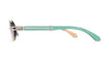 Maybach Eyewear - The Idol I (Palladium Plated | Aruba Blue Madrone/Ebony/Karelian Birch | Chocolate Brown Gradient)