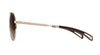 Maybach Eyewear - The Lineart I (18k Solid Rose Gold | Black/Ebony Velvet | Chocolate Brown/Grey)