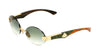 Maybach Eyewear - The Magic II (Mellow Gold Plated/Green Birch Wood)