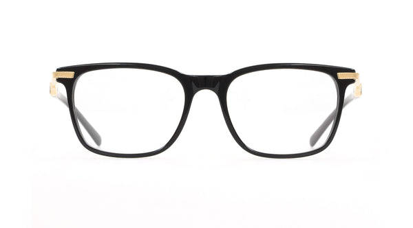 Maybach Eyewear - The Refined I (18k Champagne Gold Plated | Black | Clear)