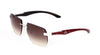 Maybach Eyewear - The Artist Sun I (Platinum/Burgundy Red BEM/Ebony)
