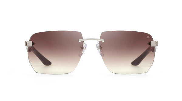 Maybach Eyewear - The Artist Sun I (Platinum/Burgundy Red BEM/Ebony)
