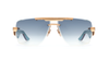 Maybach Eyewear - The President II (Mellow Gold/Deep Teal Ocean Madrone/Bubinga/Niagara Blue Madrone | Light Blue)