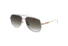 Cutler and Gross x The Great Frog - Paterson Aviator Sunglass (Silver/Gold)