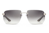 Maybach Eyewear - The Artist Sun I (Platinum Plated | Walnut Burr Anthracite/Silver outline/Ebony/Grey Vavona | Blue Grey Gradient)