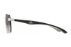 Maybach Eyewear - The Artist Sun I (Platinum Plated | Walnut Burr Anthracite/Silver outline/Ebony/Grey Vavona | Blue Grey Gradient)