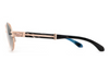 Maybach Eyewear - The Producer I (18k Solid Rose Gold/Black Lacquer | Black Marbled/Blue Ocean | Blue/Grey Gradient)