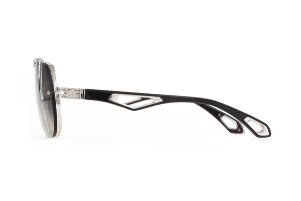 Maybach Eyewear - The King I (Platinum/Tiramisu | Blue/Grey)