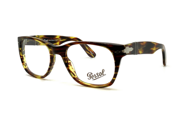 Persol - 3039-V [52] (Brown Striped Yellow)