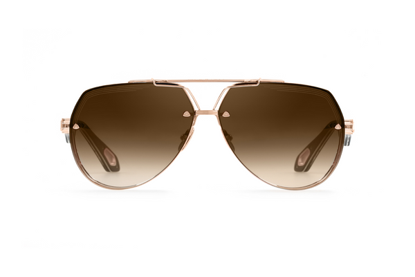 Maybach Eyewear - The King I (Rose Gold/Tiramisu | Umber Brown)