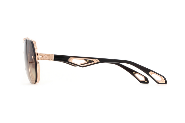 Maybach Eyewear - The King I (Rose Gold/Tiramisu | Umber Brown)