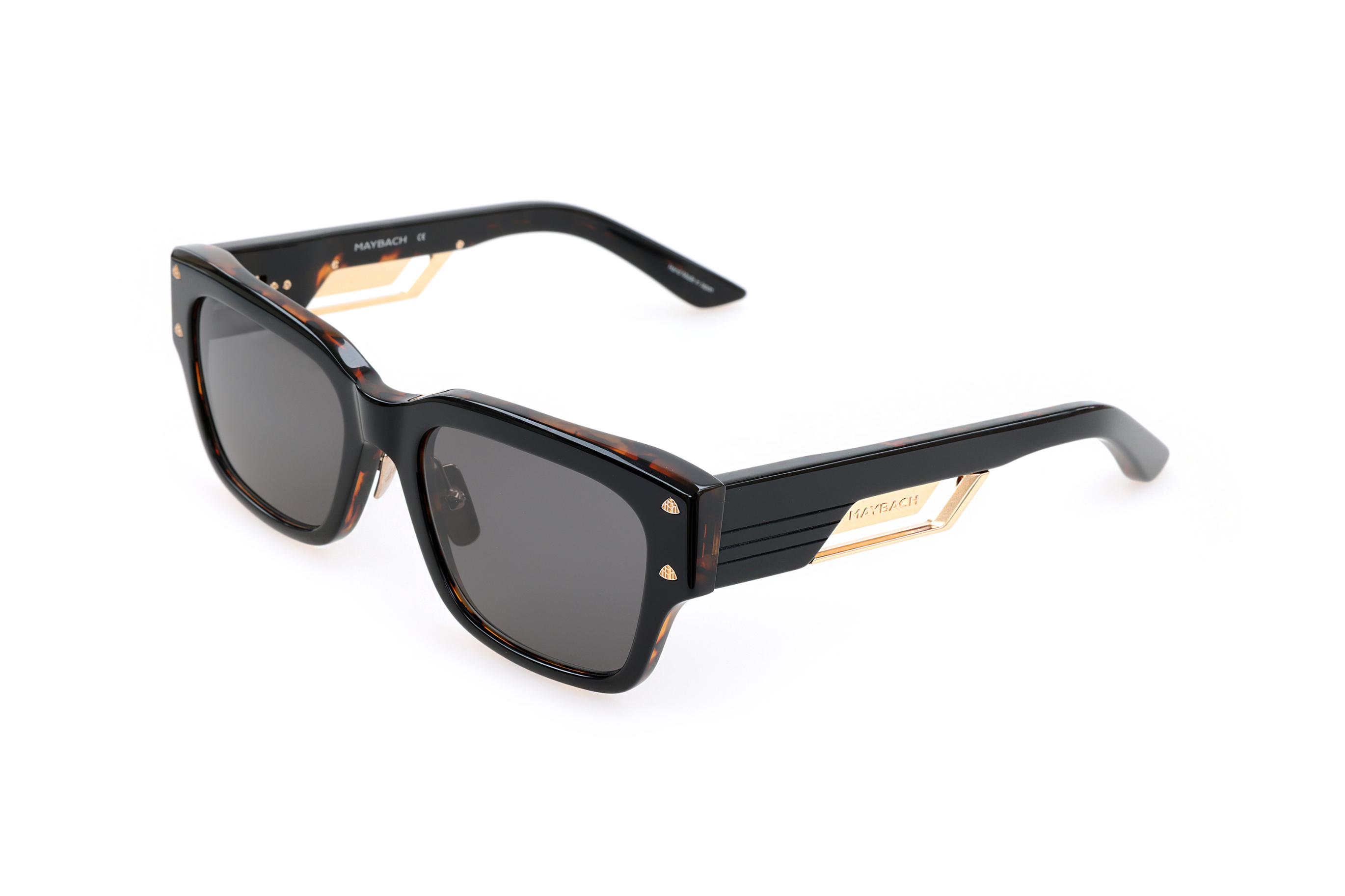 Maybach Eyewear - The Rebel II (22k Mellow Gold Plated | Black