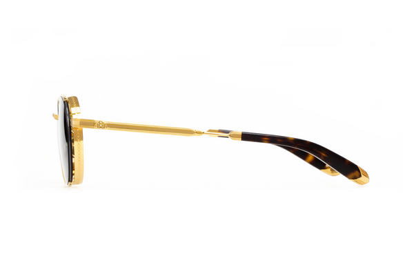 Maybach Eyewear - The Boulevard I (Gold/Tortoise/Velvet | Dark Grey)