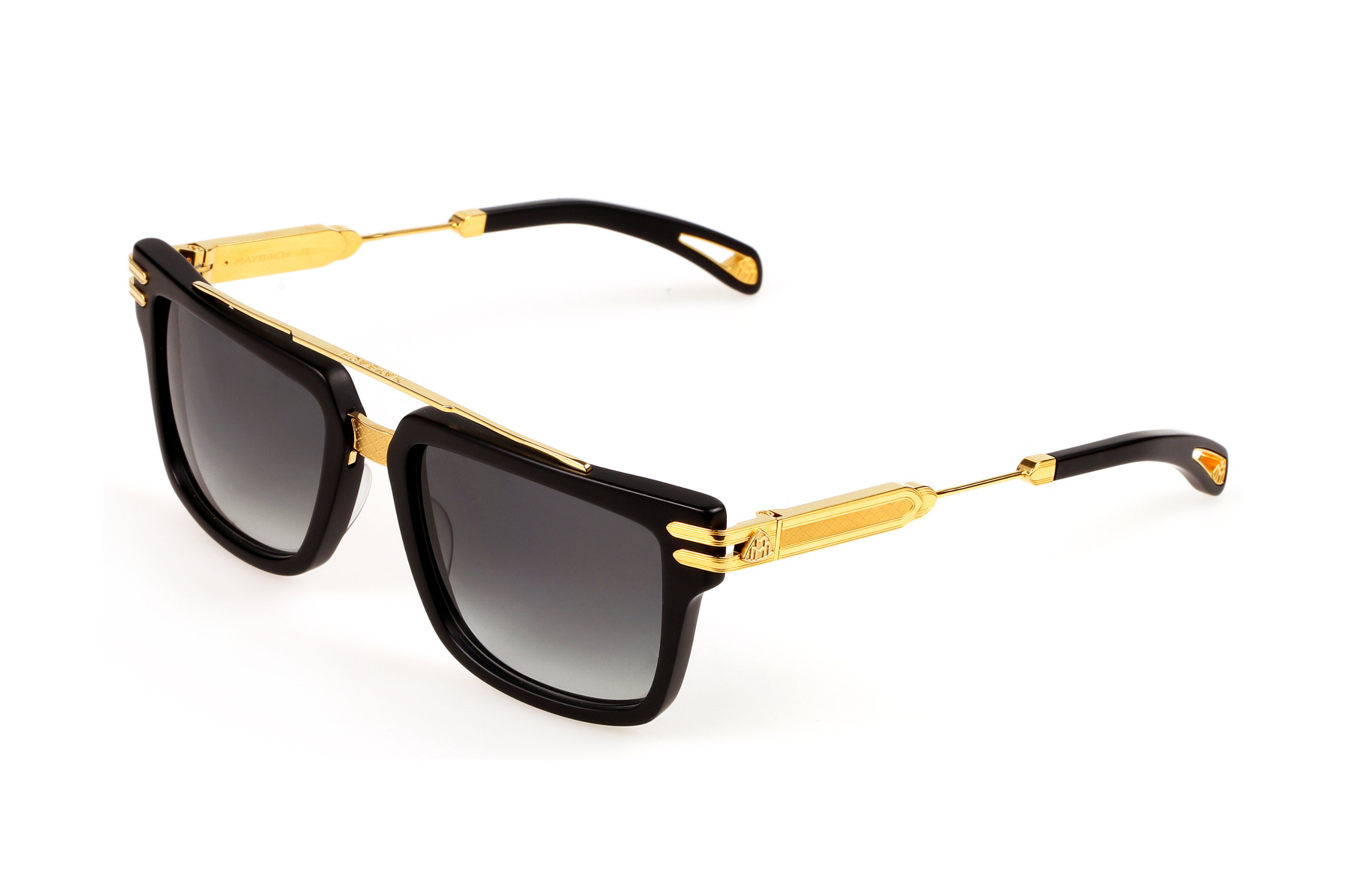 Maybach Eyewear - The Ace I (Gold/Black Velvet | Blue Grey) – Good