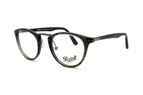 Persol - 3107-V Typewriter Edition [47] (Striped Grey)