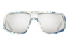 Maybach Eyewear - The Creator I (Platinum/Ocean Blue White Marbled | Medium Grey)