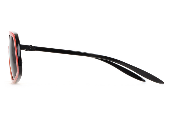 Maybach Eyewear - The Creator I (Black Satin/Blaze Red | Dark Grey)