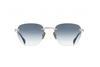 Maybach Eyewear - The Wolf II (Palladium Plated | Black | Light Blue Gradient)
