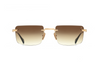 Maybach Eyewear - The Wolf I (22k Mellow Gold Plated | Black | Light Bronze Gradient)