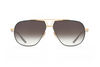 Maybach Eyewear - The Commander I (Ruthenium Plated/22k Mellow Gold Plated | Blue/Grey Gradient)