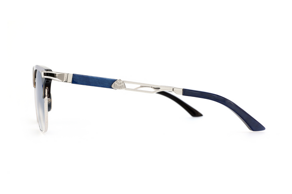 Maybach Eyewear - The Dean I (Palladium/Night Blue | Blue/Grey)