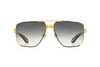 Maybach Eyewear - The Dawn I (Gold/Black Satin/Ebony/Walnut Burr | Blue/Grey)