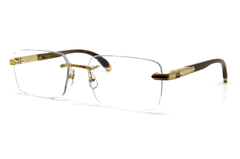 Maybach Eyewear - The Symphony I (Mellow Gold | Striped Caramel