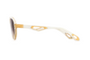 Maybach Eyewear - The Jack I (24k Gold Plated | White Chocolate/Velvet | Umber Brown Gradient)