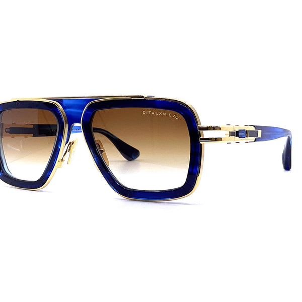 DITA ディータ RIADDARK BLUE GOLD FLASH サングラス Dita - LXN-EVO (Blue Swirl/Yellow Gold) – Good See Co.