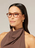 Mr. Leight - Dorian C (Amber Tortoise/Antique Gold)