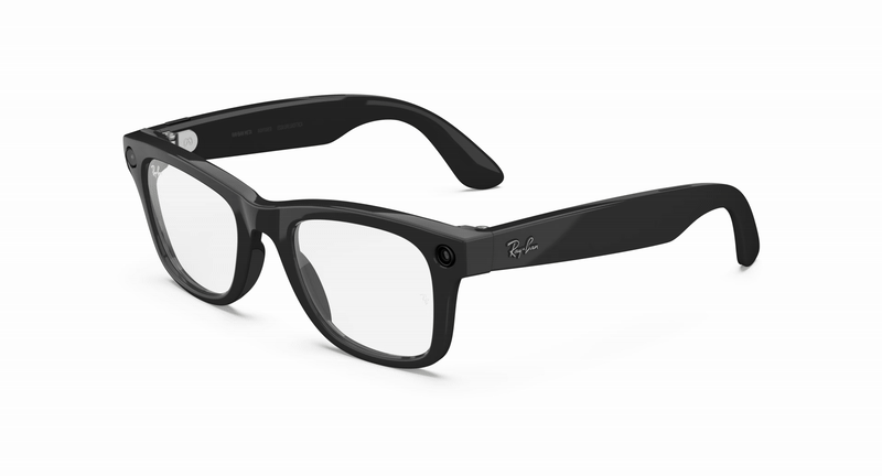 Ray-Ban - Meta Wayfarer Gen 2 (Shiny Black | Clear/Graphite Green Transitions®)