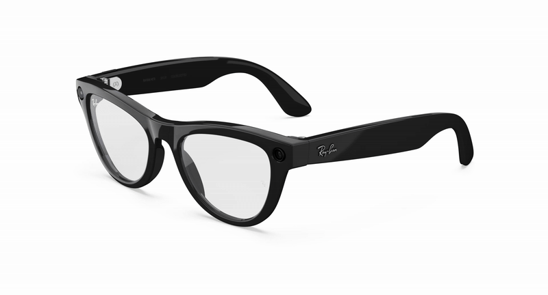 Ray-Ban - Meta Skyler Gen 2 (Shiny Black | Clear/Graphite Green Transitions®)