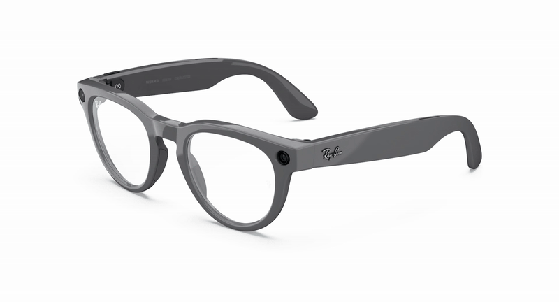 Ray-Ban - Meta Headliner Gen 2 (Shiny Asteroid Grey | Clear to Emerald Transitions®)