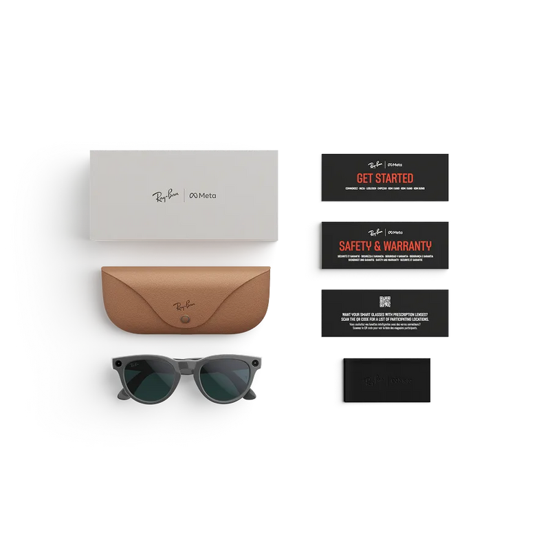 Ray-Ban - Meta Headliner Gen 2 (Shiny Asteroid Grey | Clear to Emerald Transitions®)