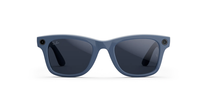 Ray-Ban - Meta Wayfarer Gen 2 (Shiny Cosmic Blue Lens | Clear to Sapphire Transitions®)