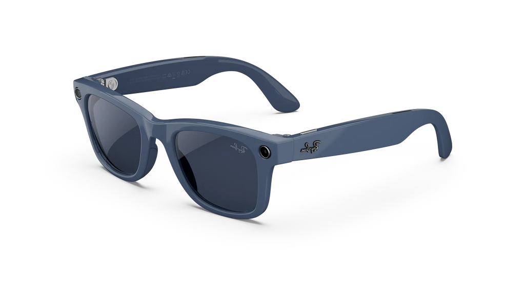 Ray-Ban - Meta Wayfarer Gen 2 (Shiny Cosmic Blue | Clear to
